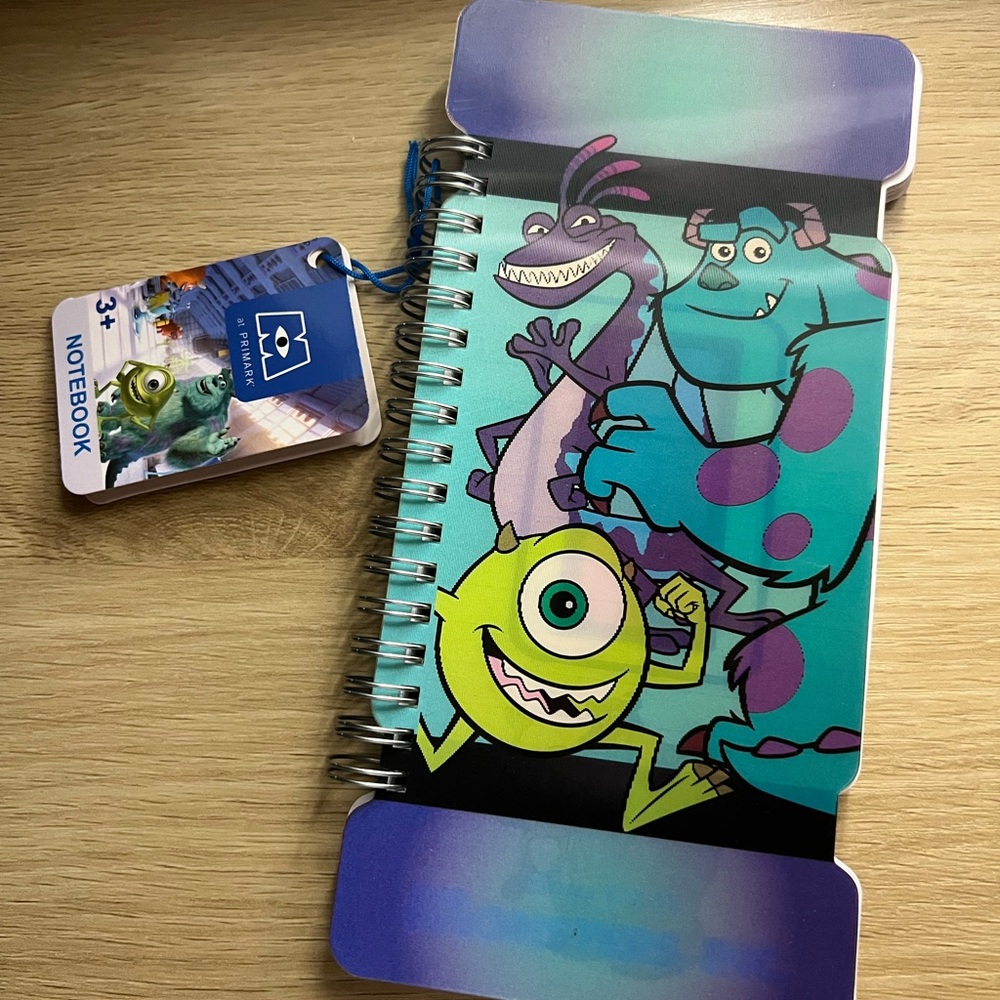 Monster Inc Scream Can Holographic Notebook